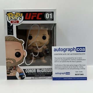 Conor McGregor "The Notorious" AUTOGRAMM UFC signiert Funko Pop ACOA