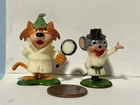 Marx Tinykins Snooper & Blabber plastic figures Quick Draw McGraw characters