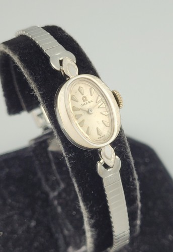 VINTAGE OMEGA LADIES MANUAL WIND WRIST COCKTAIL DRESS WRIST WATCH – 14K GOLD F. - Picture 2 of 5