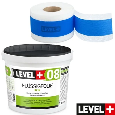 Kit guarnizioni guarnizione doccia pellicola liquida 7 kg nastro sigillante 5 m pellicola spalmabile HQ+ SET307