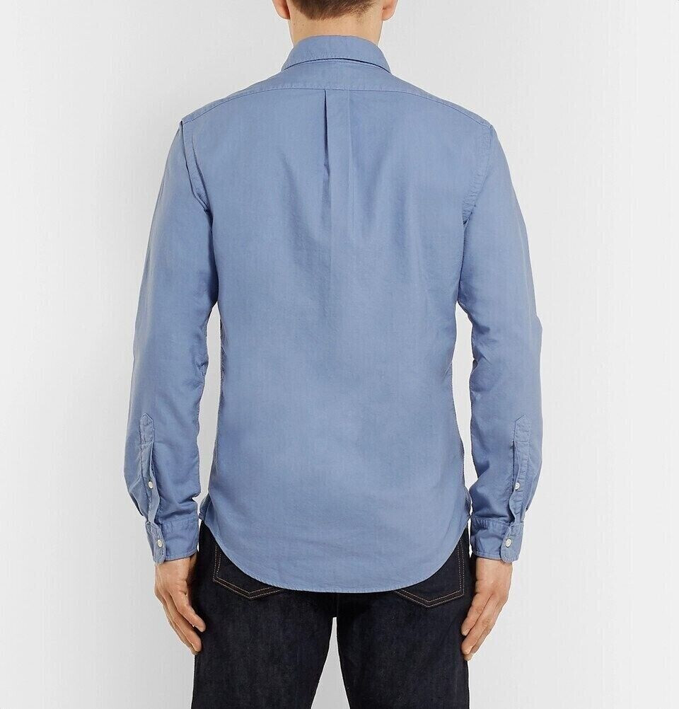 Polo Ralph Lauren Men's Garment-Dyed Slim Fit Button-Down Shirt