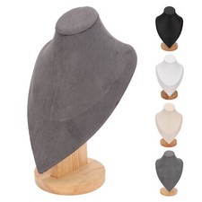 Elegant Necklace Display Mannequins Bust Stand Pendant Jewelry Holder Organizer