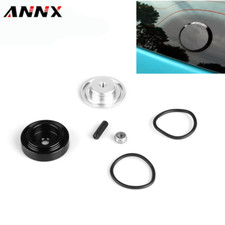 Silver Universal Aluminum Car Rear Wiper Kit Off Plug Cap For Si Integra RSX