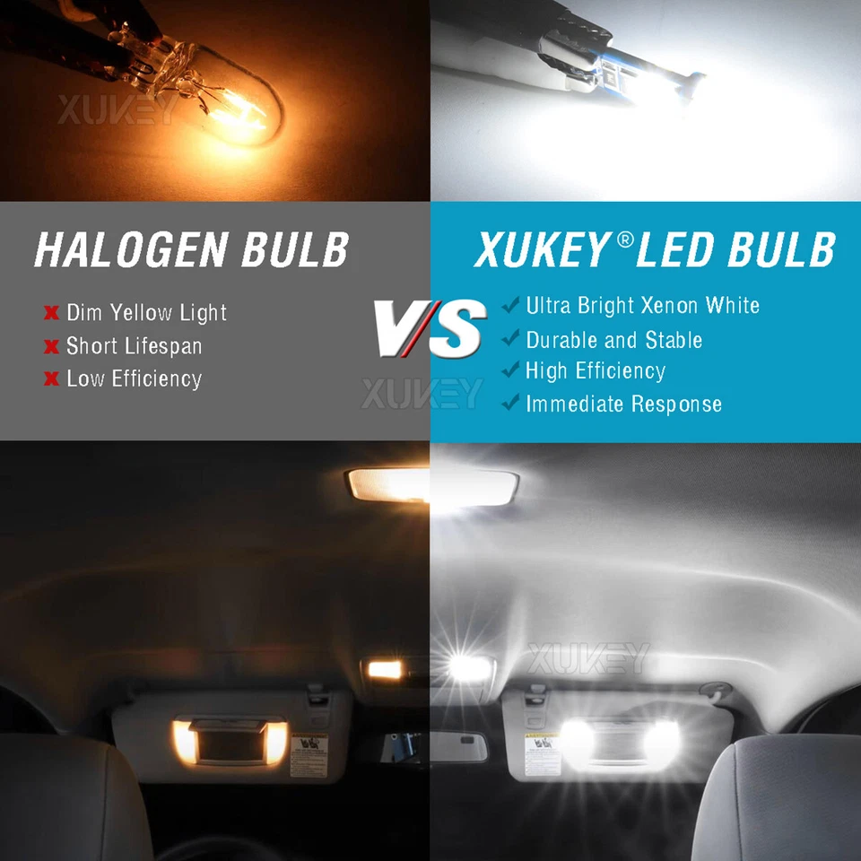 X8 T10 CAR LED 501 SIDE LIGHT BULBS ERROR FREE CANBUS 15SMD XENON WHITE W5W BULB - Image 3 of 4