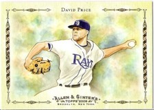 DAVID PRICE 2009 Topps Allen & Ginter Highlights Sketches INSERT Card #AGHS21
