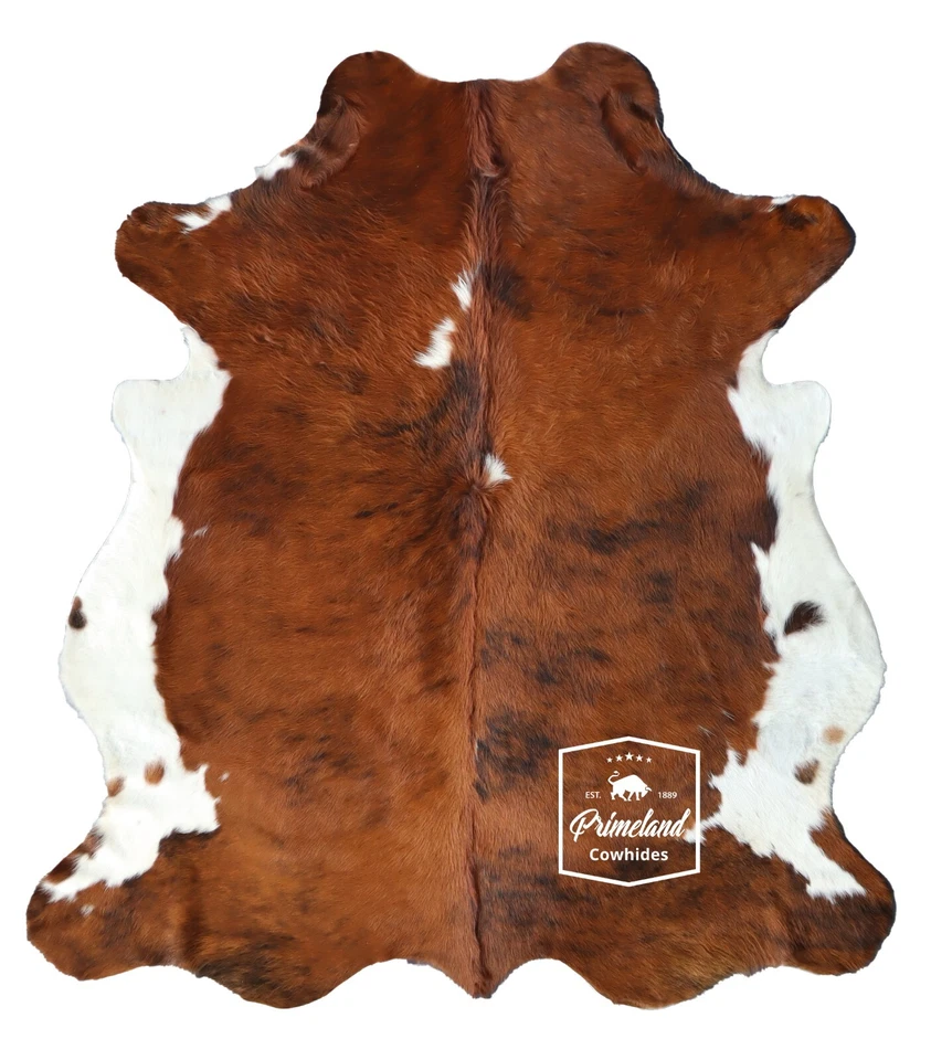 Cowhide Rug Tricolor High Quality Hair on Hide Size: Medium(M)AX140 - Image 2 of 4