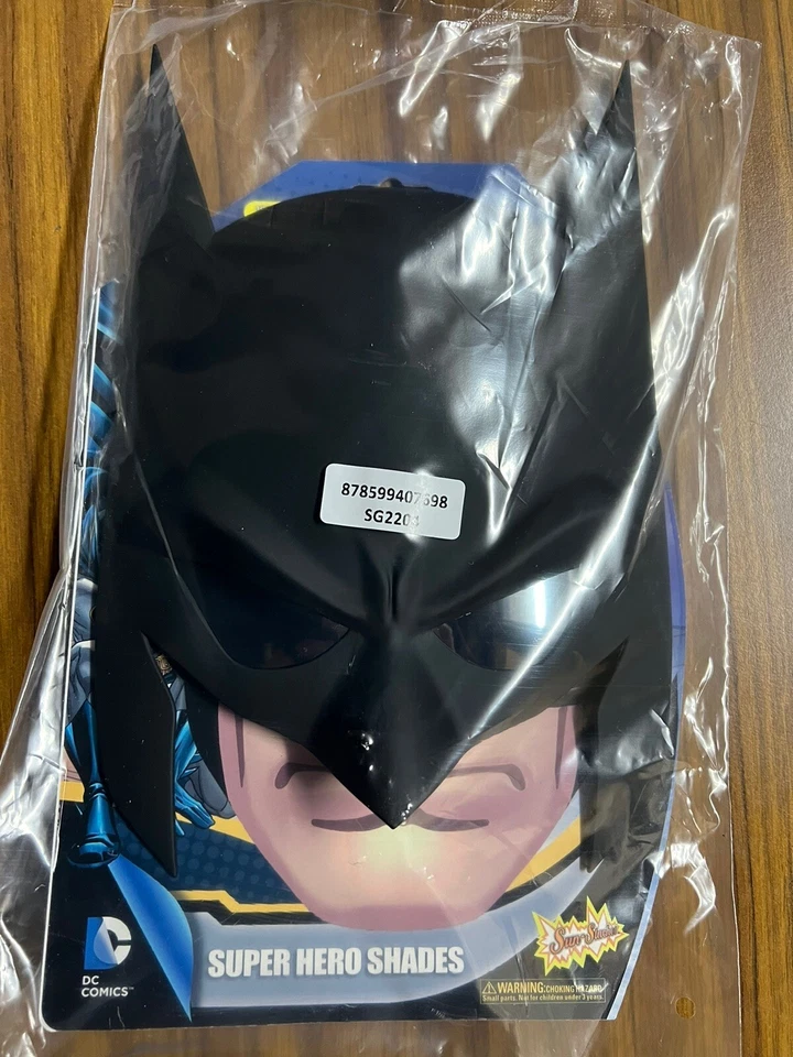 Gafas de sol Batman Halloween para adultos DC Comics Gotham Super Hero de Sun Staches Foto 2 de 4