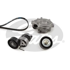 Gates KP116PK1873 Water Pump + V-Ribbed Belt Set for BMW