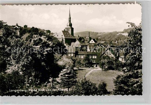 42794513 Langenberg Rheinland Blick von der Klippe