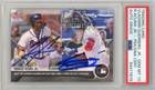Ronald Acuna Vladimir Guerrero Jr 2021 Topps Now Autograph Card #267- PSA/DNA 10