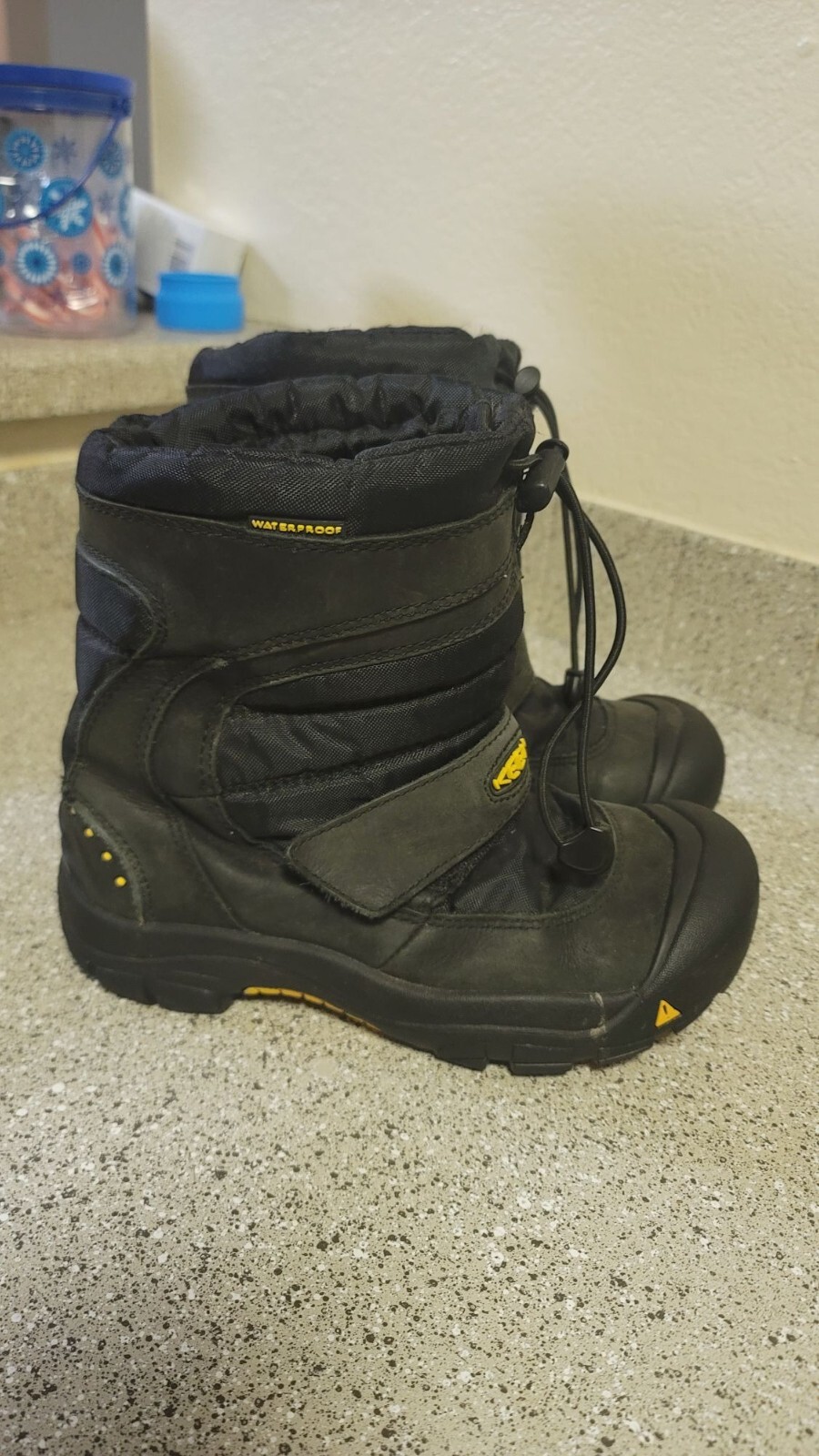 Stivali da neve invernali Keen per bambini isolati caldi da esterno taglia 3 anni