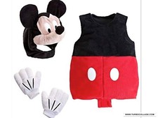 NEW DISNEY STORE HALLOWEEN MICKEY MOUSE PLUSH COSTUME Size 12-18 mths