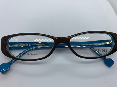 NEW VANNI OCCHIALI V1780 A746 BROWN & BLUE PLASTIC 50/15/135 MM LADIES
