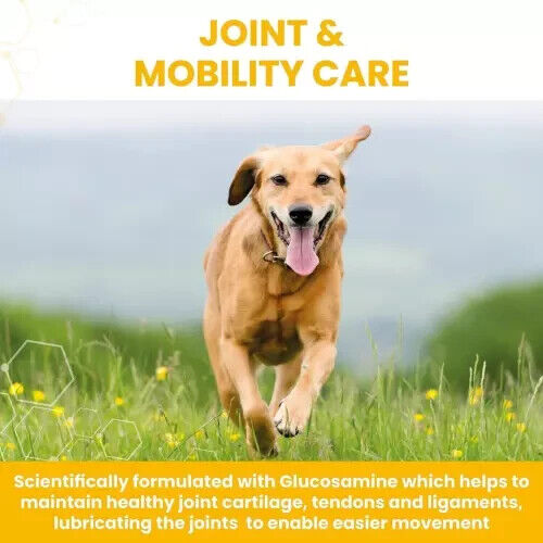 90 Count Vetzyme Flexible Joint Tablets for Dogs, Hip & Joint Care Supplements - Picture 5 of 9