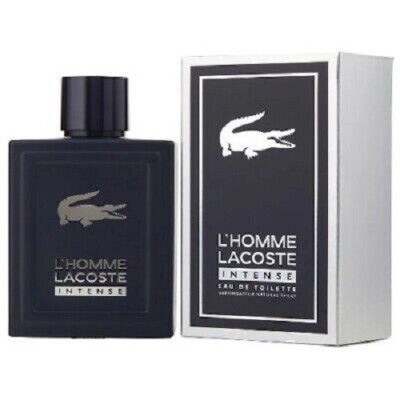 Lacoste L'Homme Intense 3.3 oz. Eau de Toilette New Sealed Men