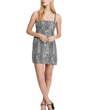 Free People Wild Child Printed Mini Dress ~ size Large ~ NWT