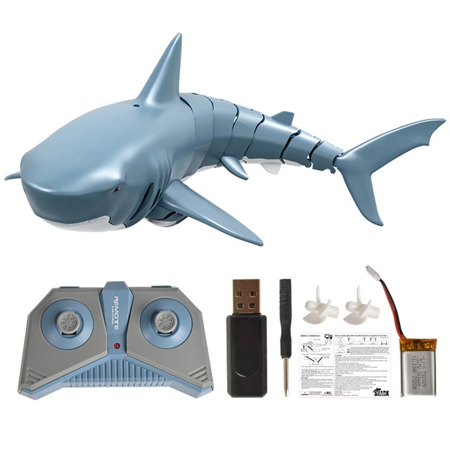 Mini RC Shark Remote Control Simulation Shark Fin Toy for Pool Spoof ...