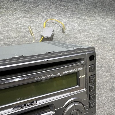 Alpine Car Stereo MDA-W900J MiniDisc MD CD Receiver 50W x 4 Tested