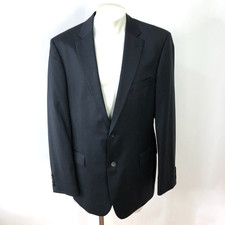 Hugo Boss Pasolini/Movie 42L Long 100 Wool Button Sport Coat Blazer Jacket Gray