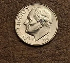1996-W  ROOSEVELT DIME Coin  condition VERY GOOD (see photos) Free Shipping