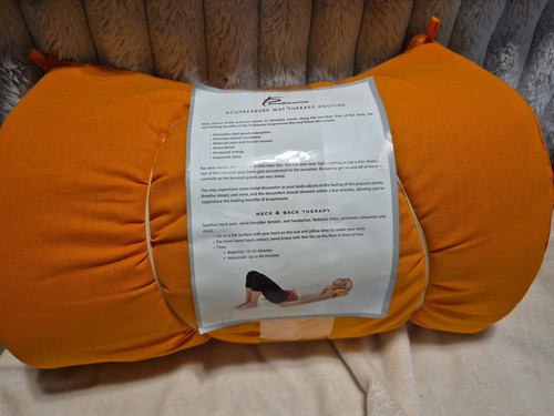 ProsourceFit Acupressure Mat & Pillow: Back/Neck Pain Relief, Relaxation
