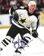 Autographed BRAIN SKRUDLAND Dallas Stars 8x10 photo - COA