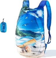 1 StüCk Faltbarer Leichter Rucksack Tagesrucksack, Kleiner Ultraleichter