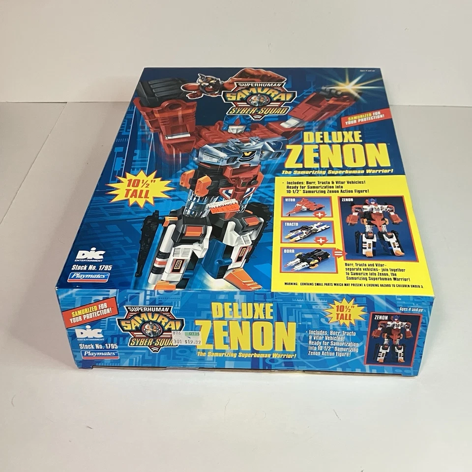 Superhuman Samurai Syber Squad 1994 Deluxe Zenon NIB Playmates - Image 3 of 4