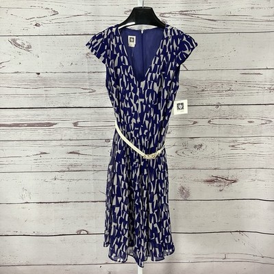 anne klein blue and white dress Altar'd State Sofia Strapless Midi Dress NWT – Our Sunshine Boutique main image 0