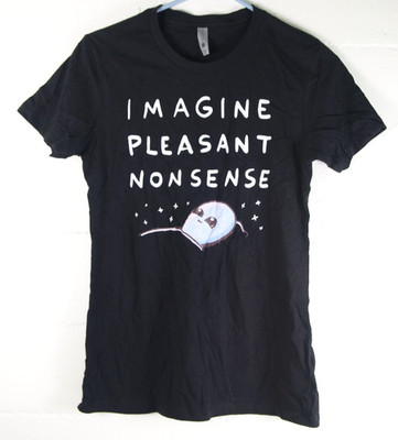 Imagine Pleasant Nonsense Alien Shirt Black Size M