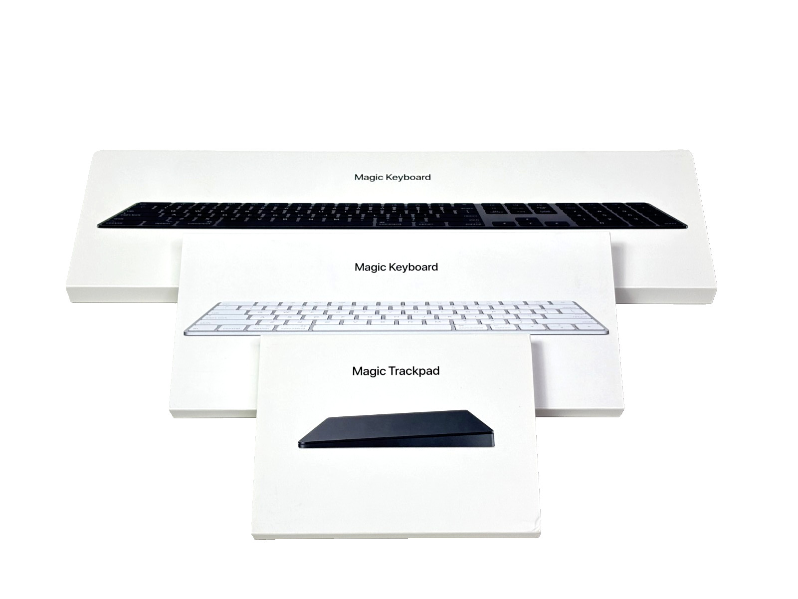 & Apple Magic Trackpad 3 Items Total - No Cords