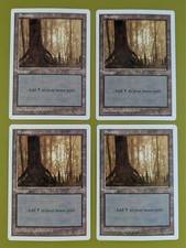 Swamp (441) x4 Fifth Edition 5th 4x Magic the Gathering MTG White Border