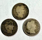 1900 P, O, S Dime 10c Liberty Head / Barber Ungraded Circulated Silver US Coin