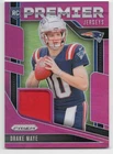 2024 Panini Prizm - Premier Jerseys Drake Maye #PJ-DME Pink Prizm (MEM, RC) RARE