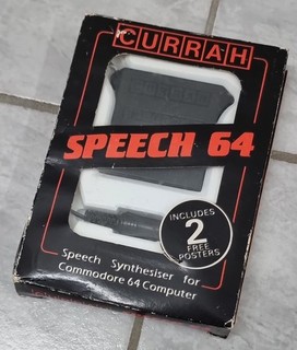 Currah Speech 64 Voice Modul für C64. Aus Sammlungsauflösung top mit OVP!!!