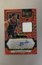 2023-24 Panini Select - Rookie Jersey Autographs Bilal Coulibaly #RJ-BIL Red...
