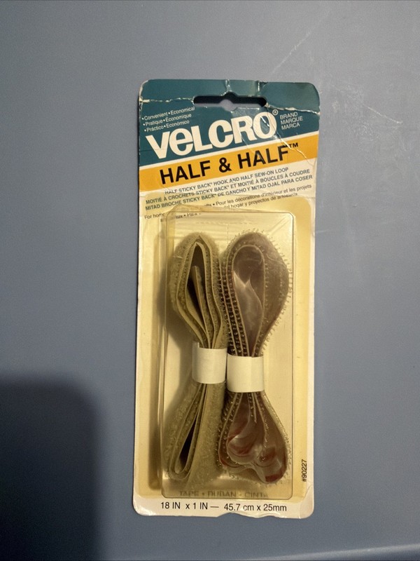 Vintage Velcro Half&Half New Old Stock Sealed