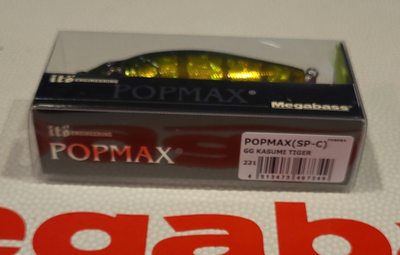 Wow! Megabass POP S MAT TIGER &ndash; Popper Da Pesca Giapponese Per Freshwater