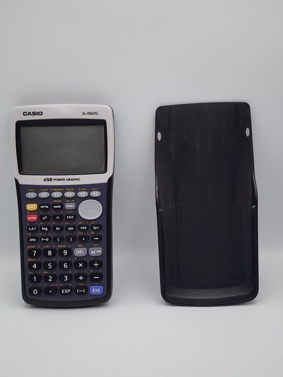 Casio FX-9860G Graphing Calculator Graphic Calculator with Hard