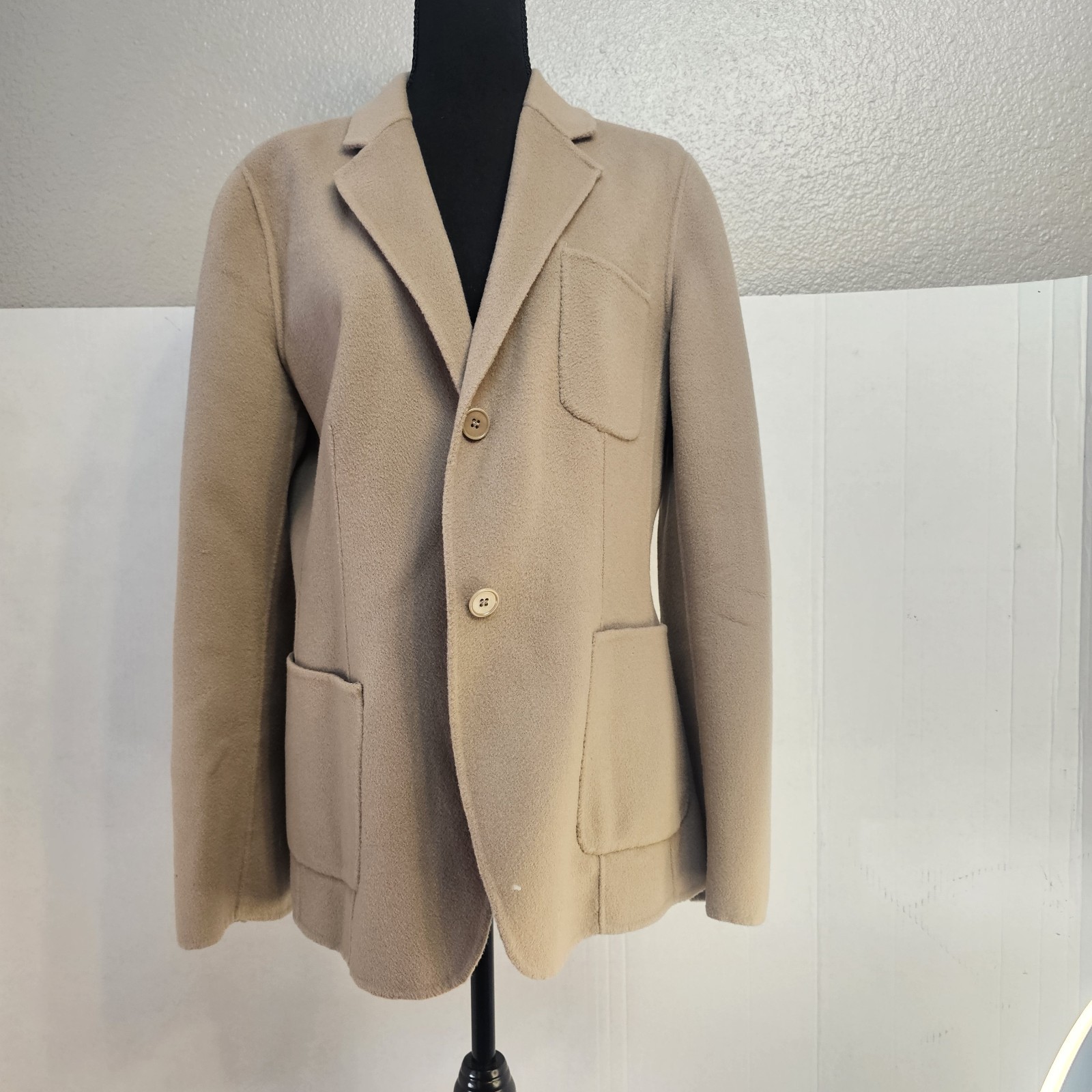 Talbots Brown Wool Single Breasted Button Jacket … - image 1