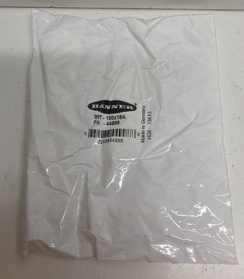 NEW IN BAG! BANNER 100MM X 18MM RETROREFLECTIVE TARGET 44998 BRT-100X18A