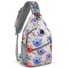 Sling Bag,Small Crossbody Sling Backpack,Water Resistant Shoulder Daypack for...