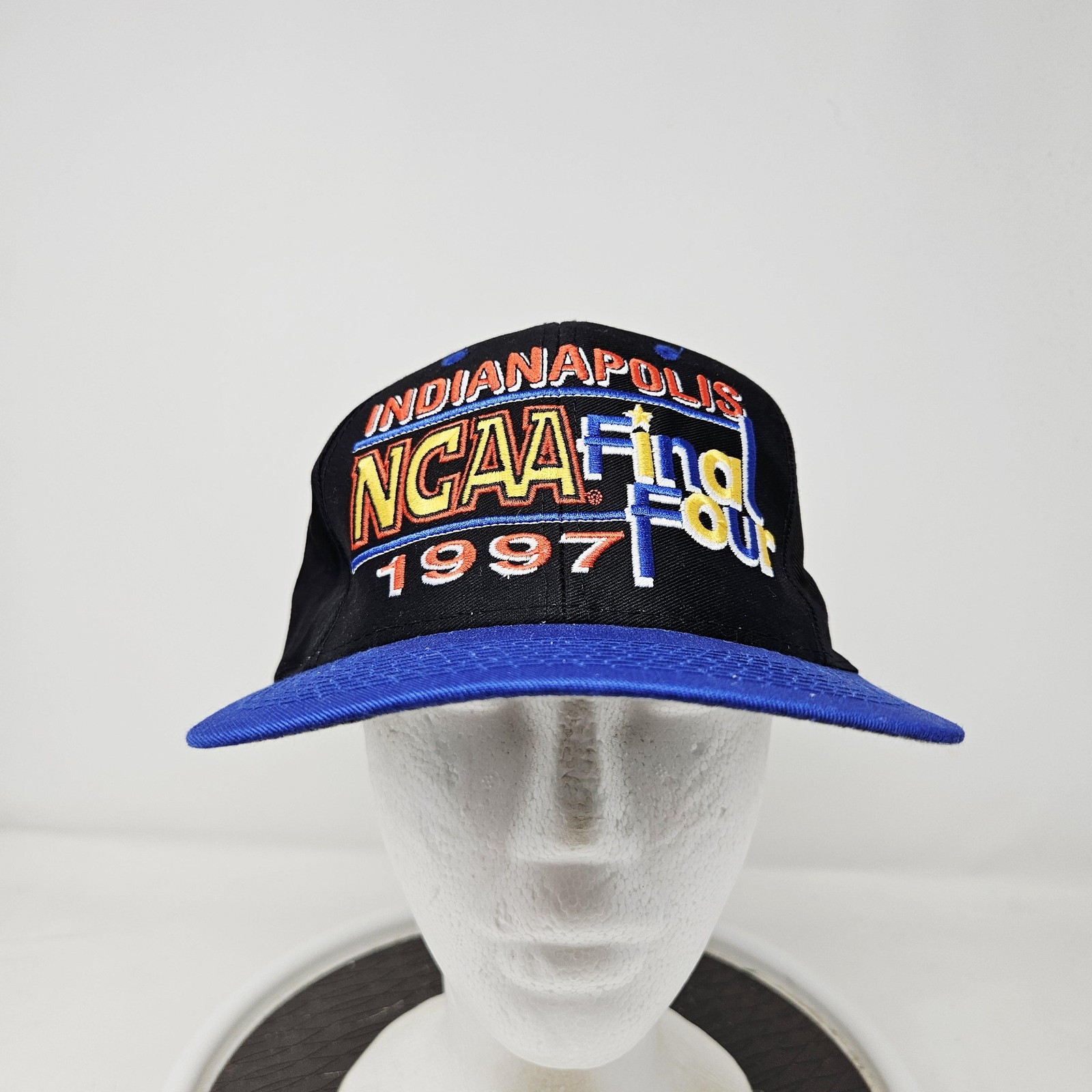 Vintage NCAA Final Four Hat Snap Back Mens One Size Black NCAA Basketball Logo 7