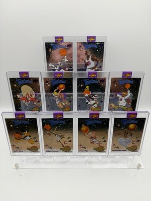 Space Jam 30th Anniversary 10 Card Cosmic Foil Set - MINT - Jordan - Investment!