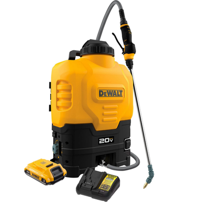 #ad Dewalt 190681 20V MAX 4 gal. Lithium ion Cordless Backpack Sprayer Kit 2 Ah $269.99