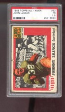 1955 Topps All-American 52 Johnny Lujack PSA 1.5 Graded Football Card Notre Dame