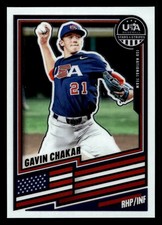 2026 Panini Prizm Stars & Stripes USA Baseball - #34 Gavin Chakar