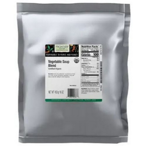Organic Vegetable Soup Blend 1 Lb By Frontier Coop