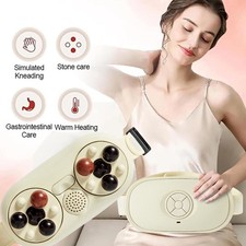 Dual Electric Abdominal Massager Belly Digestion Cellulite Massage Constipation