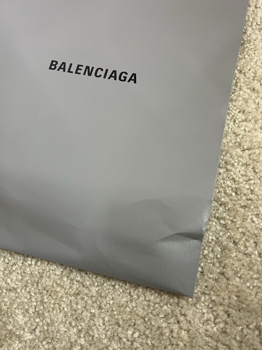 Authentic Balenciaga Paper Shopping Gift Bag - 17.75